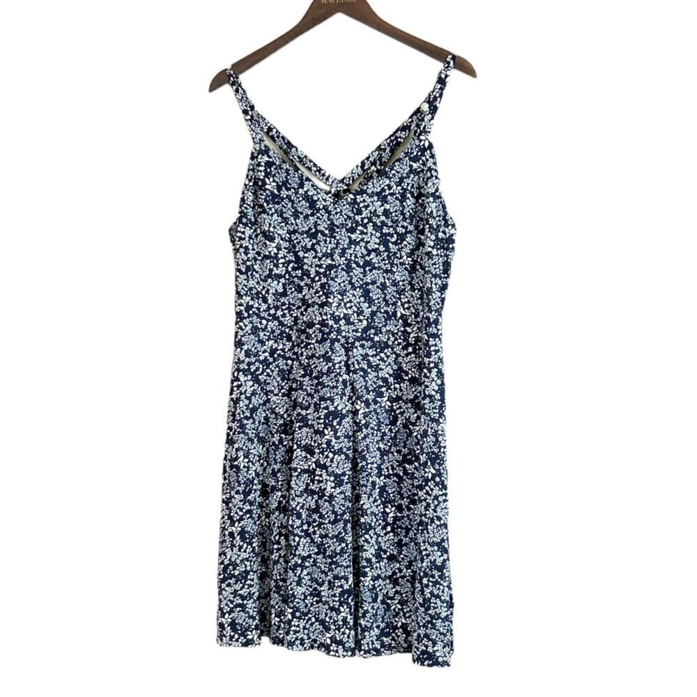 Nine Britton Women's Lizzy Brushed Knit Dress Navy White Size 3X NWT - Picture 3 of 7
